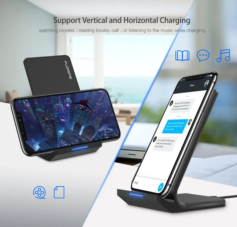 5V/2A Wireless Charging Dock For Android &amp iPhone