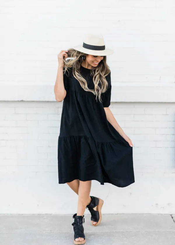 Anna Cotton Tiered Dress