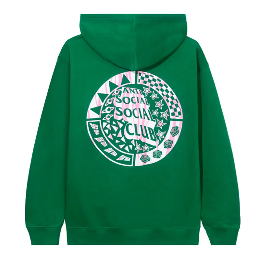 Anti Social Social Club Level 8 Green Hoodie