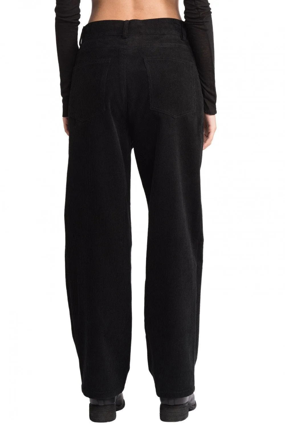 Black Corduroy Trousers