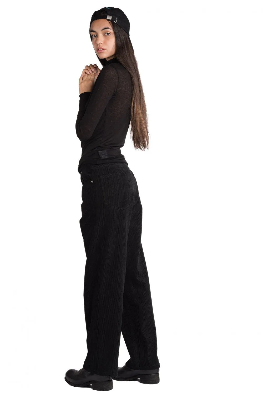 Black Corduroy Trousers