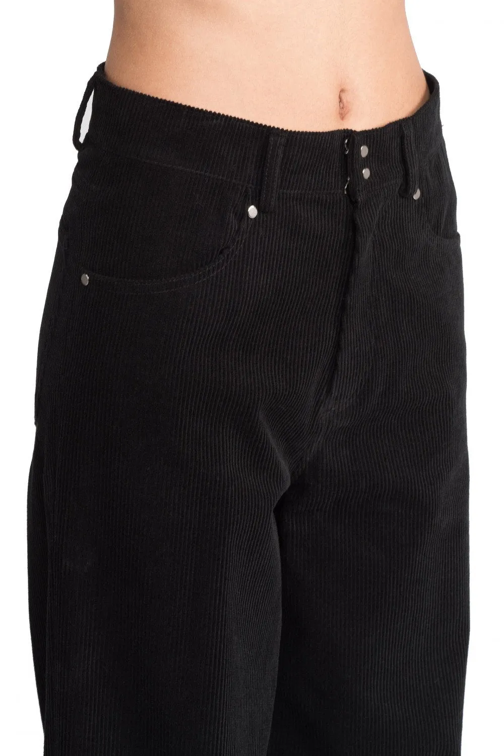 Black Corduroy Trousers