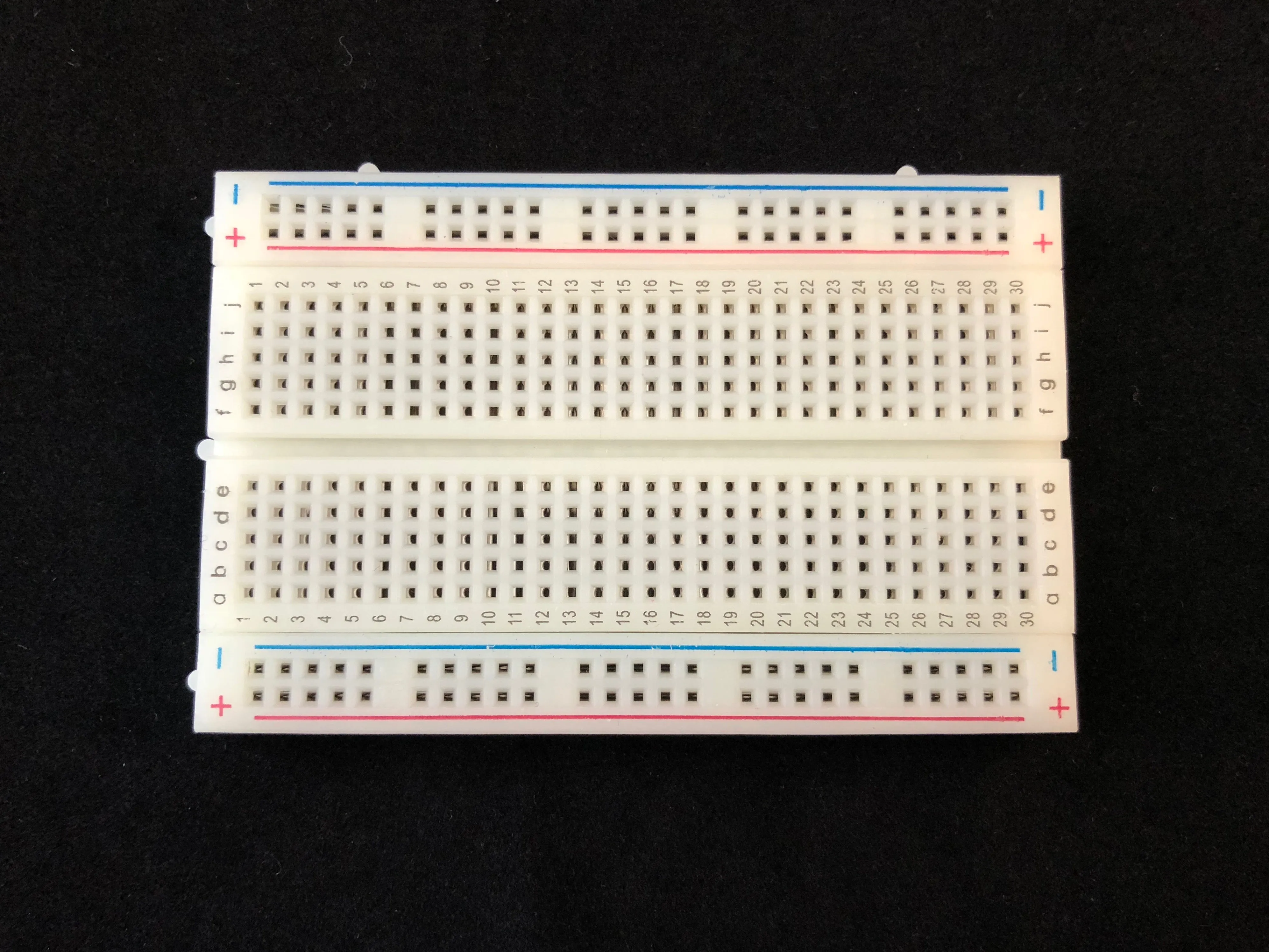 Breadboard - 400 Tie Points, Solderless, Interlocking, and Self-adhesive