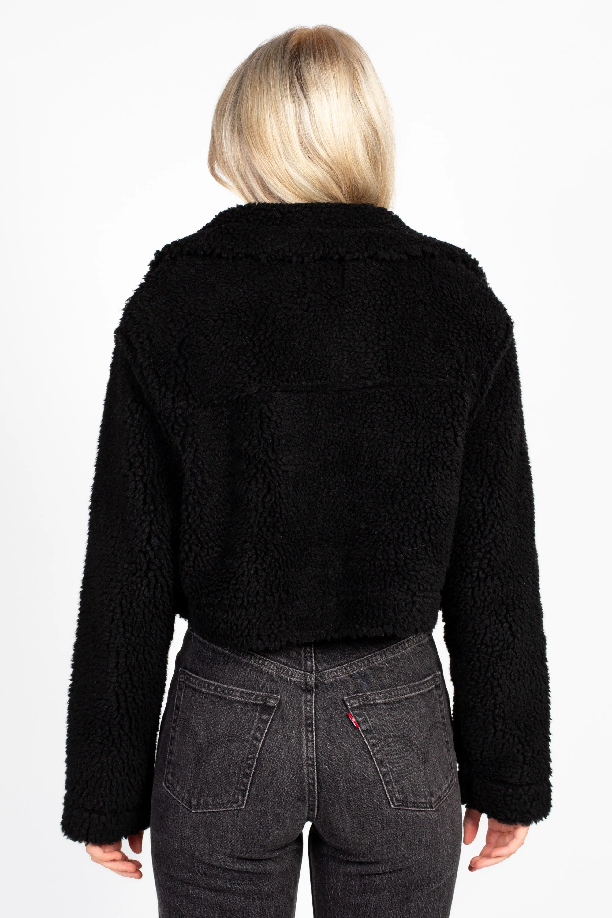 Brooklyn Teddy Crop Jacket