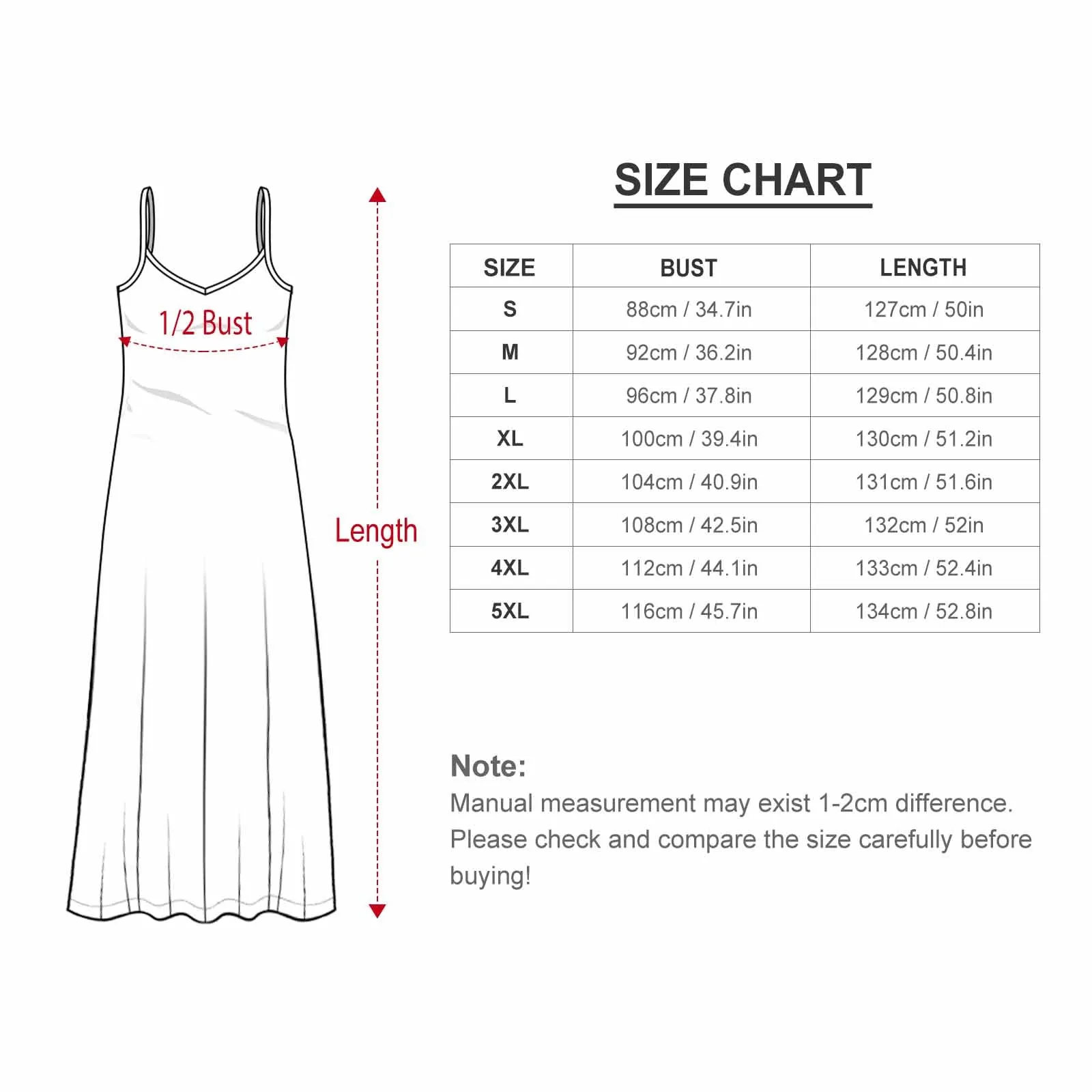 Classic Posters Women's Summer Slip Long Dress