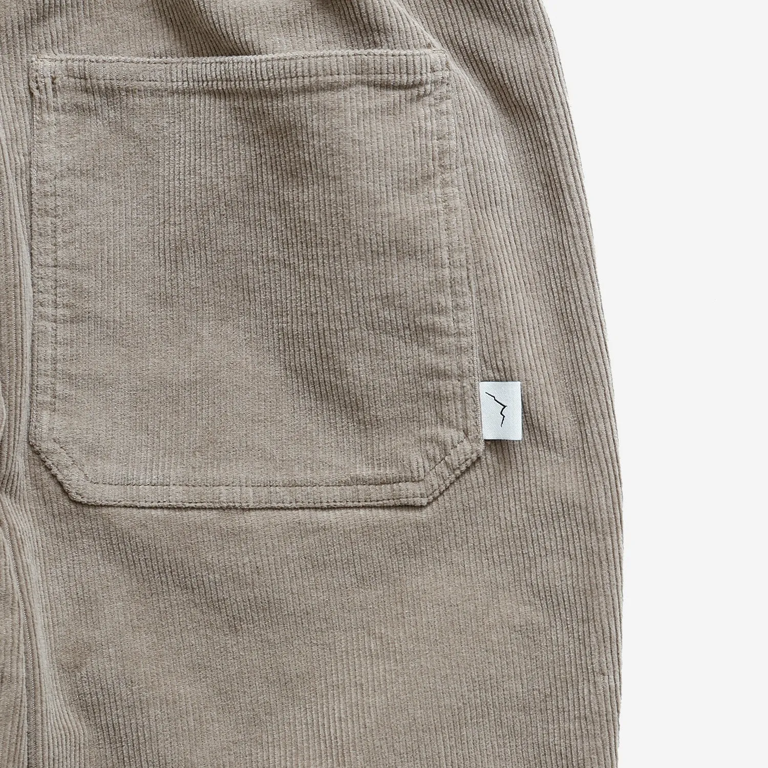 Corduroy Active Straight Pants - Ivory (Beige)