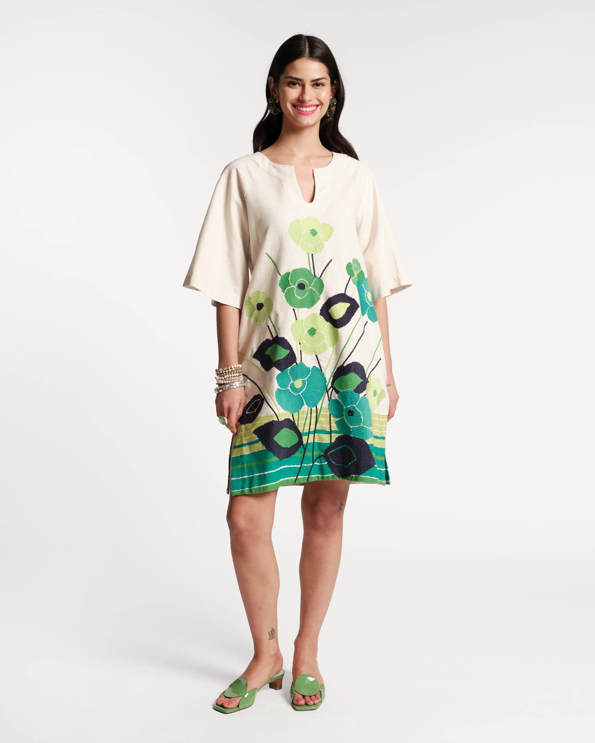 Dreamy Caftan Mini Grass is Greener