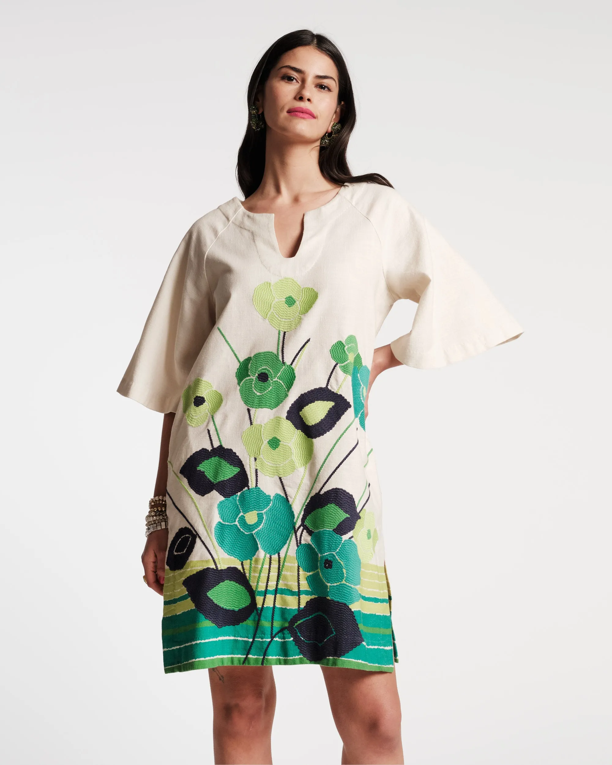 Dreamy Caftan Mini Grass is Greener