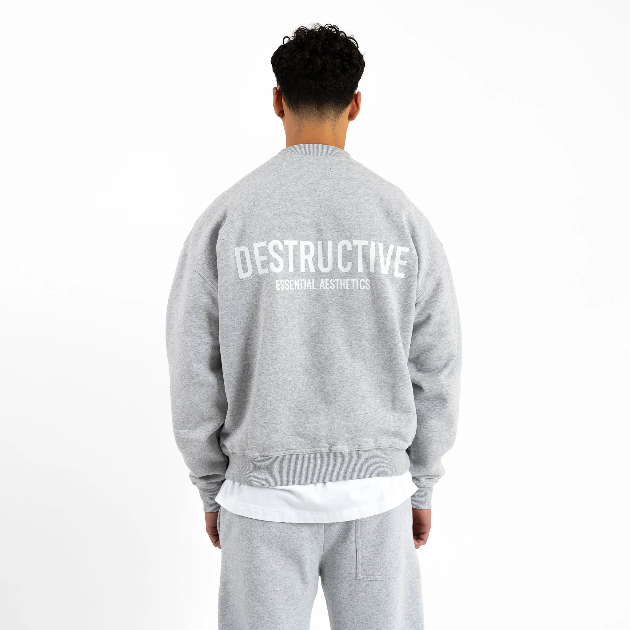 Essential Aesthetics Sweatshirt - Light Marl Grey