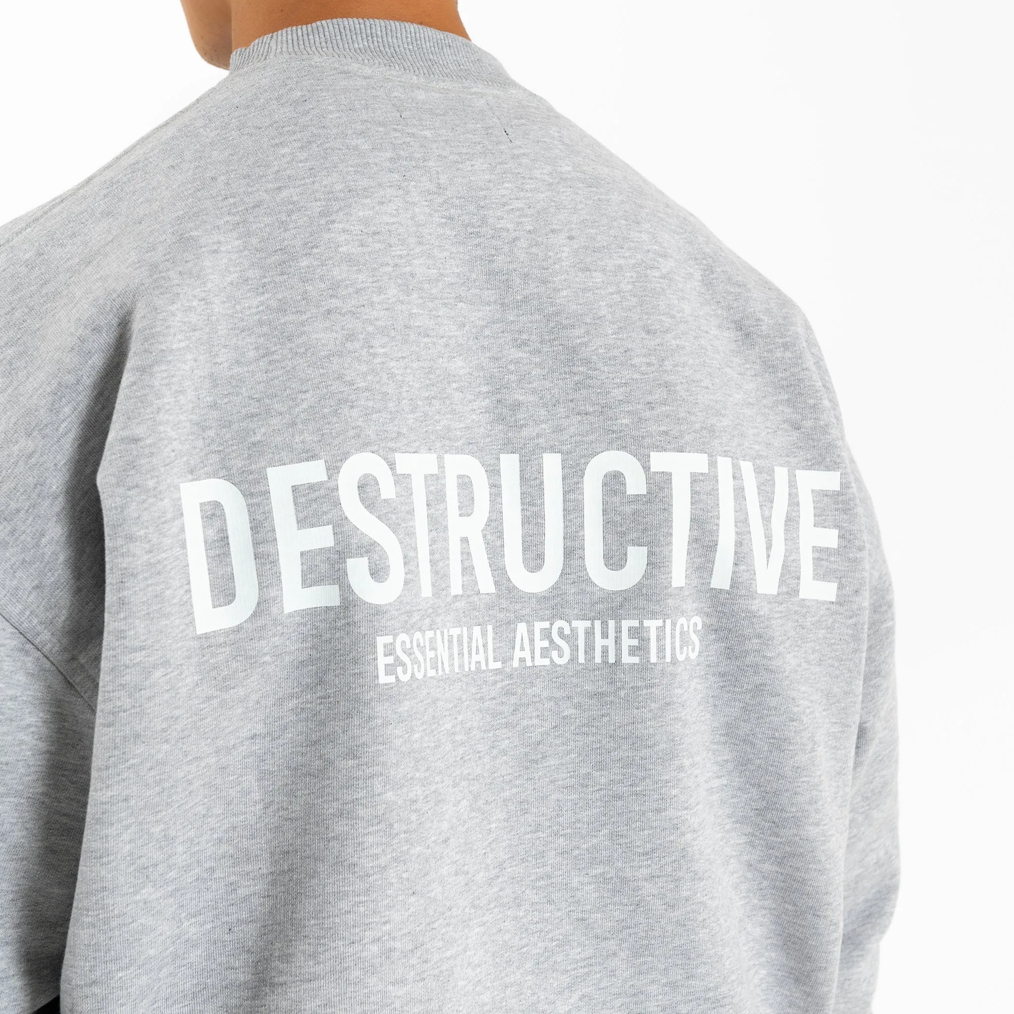 Essential Aesthetics Sweatshirt - Light Marl Grey