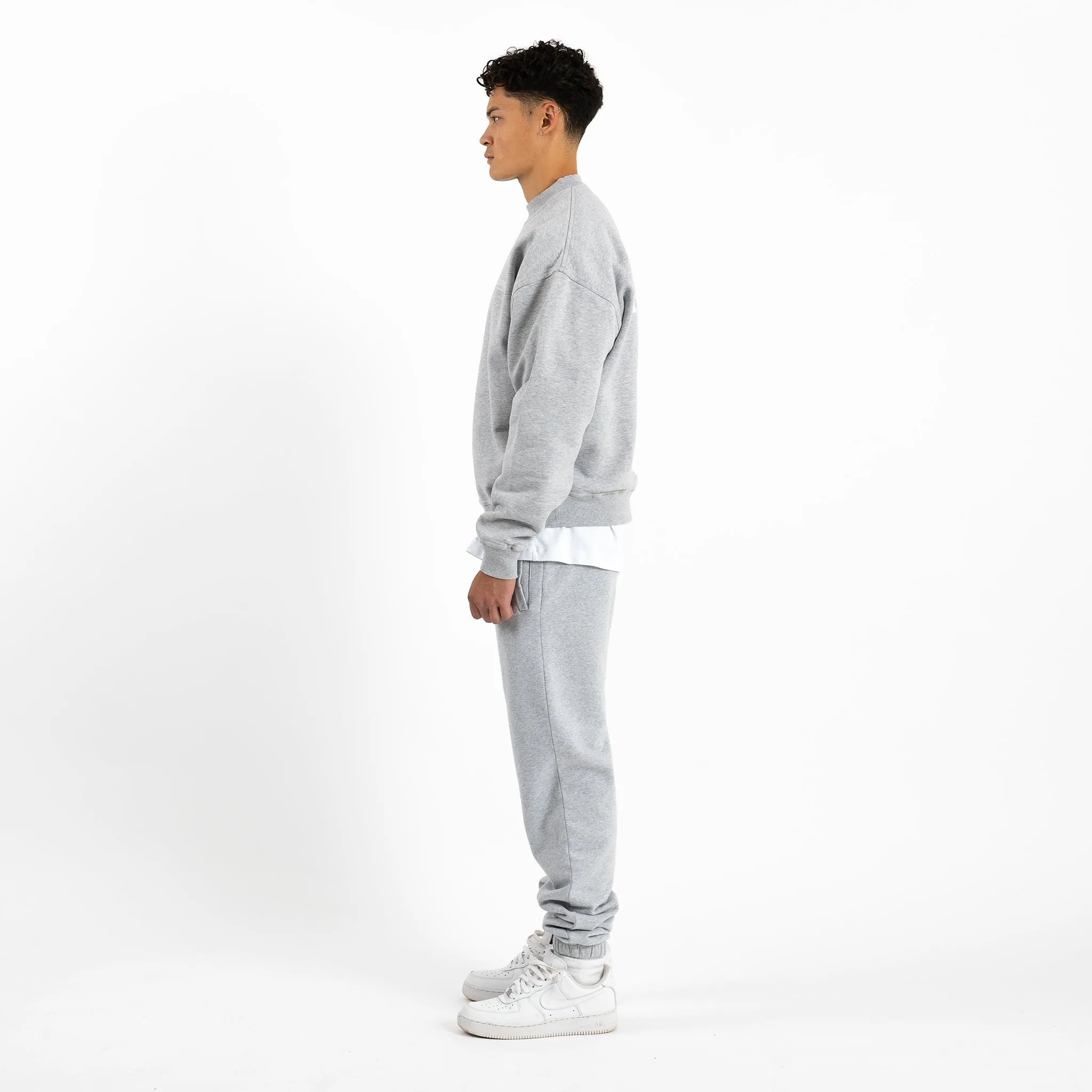 Essential Aesthetics Sweatshirt - Light Marl Grey