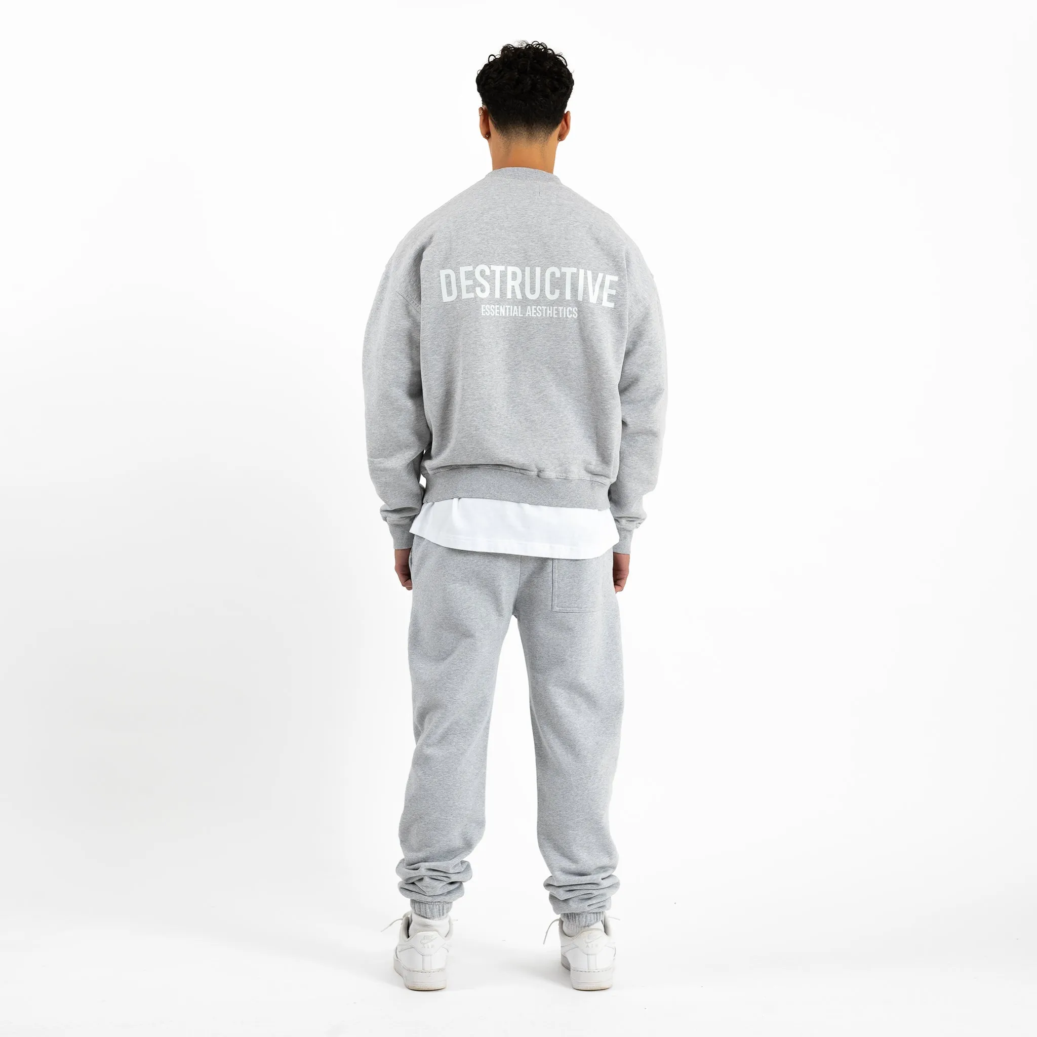 Essential Aesthetics Sweatshirt - Light Marl Grey