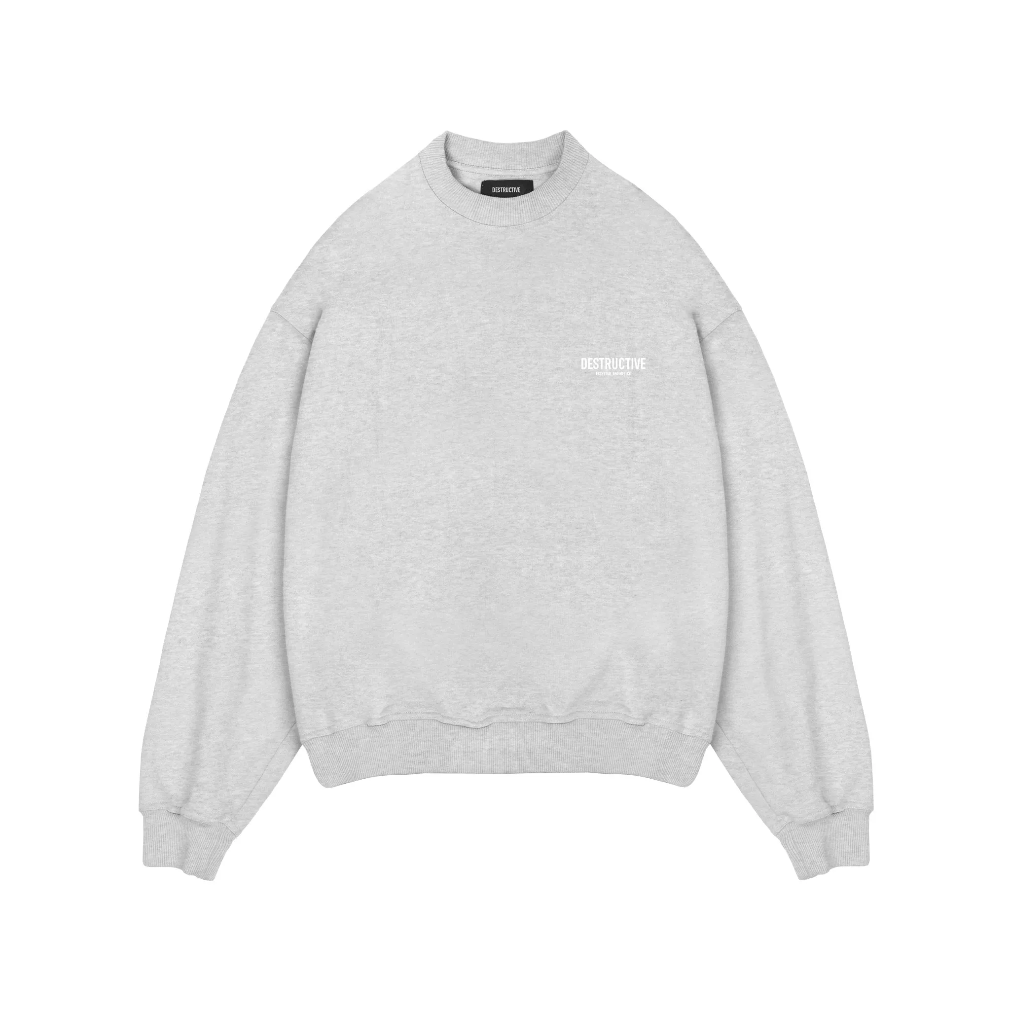 Essential Aesthetics Sweatshirt - Light Marl Grey