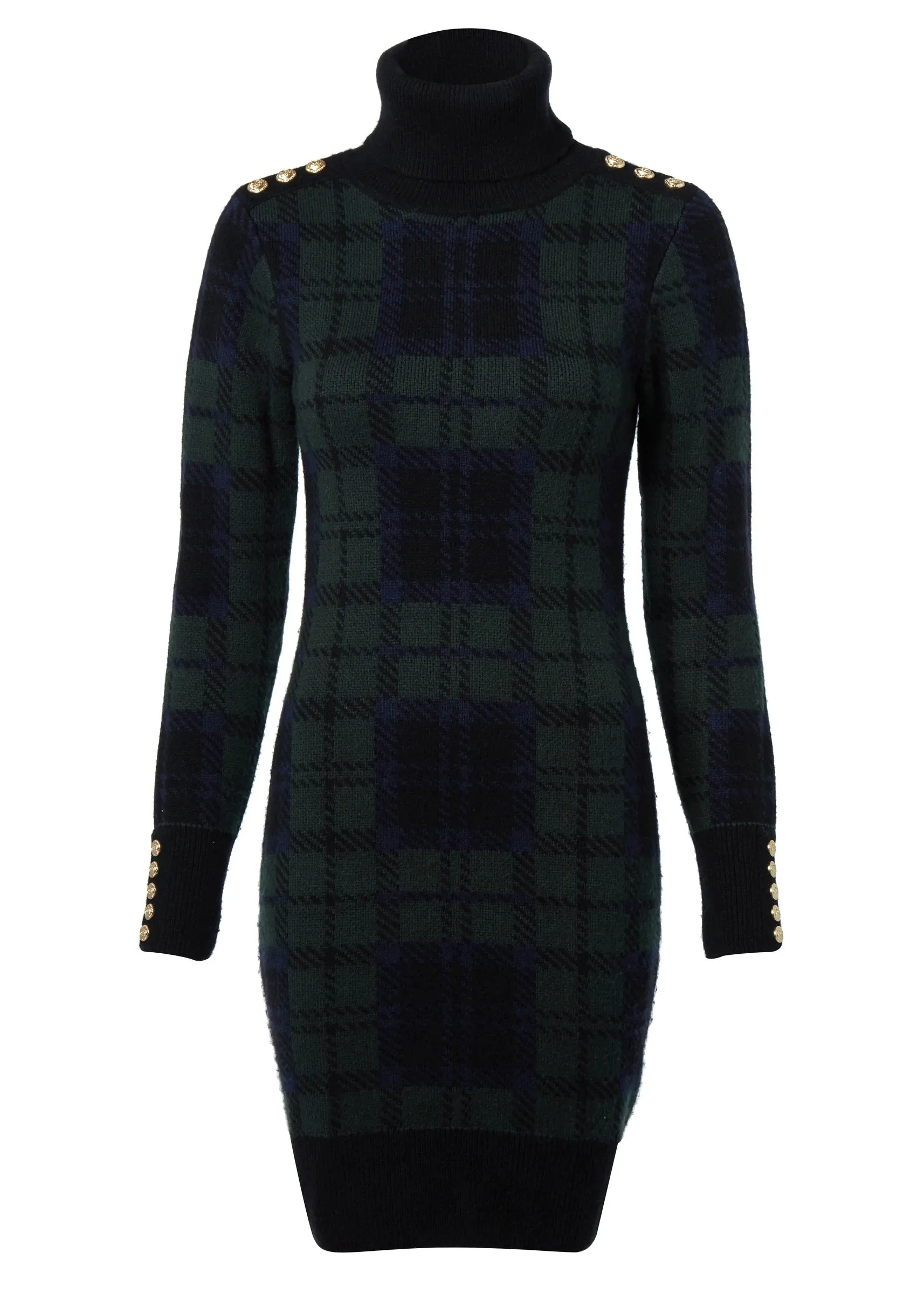 Cozy Blackwatch Heritage Jumper Dress by Holland Cooper