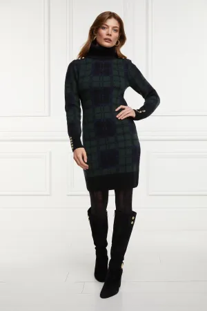 Cozy Blackwatch Heritage Jumper Dress by Holland Cooper