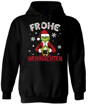 Hoodie - Grinch - Frohe Weihnachten