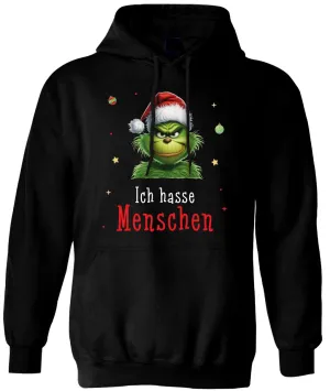 Hoodie - Grinch - Ich hasse Menschen (CS)