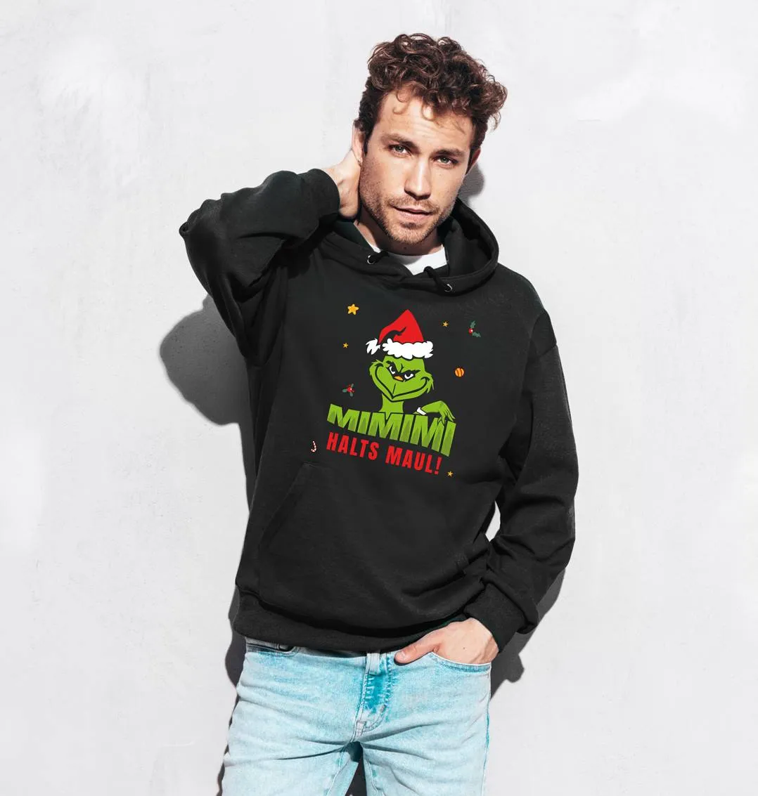 Hoodie - Grinch - Mimimi Halts Maul!