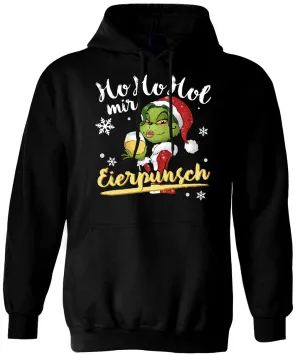 Hoodie - Miss Grinch - Ho Ho Hol mir Eierpunsch