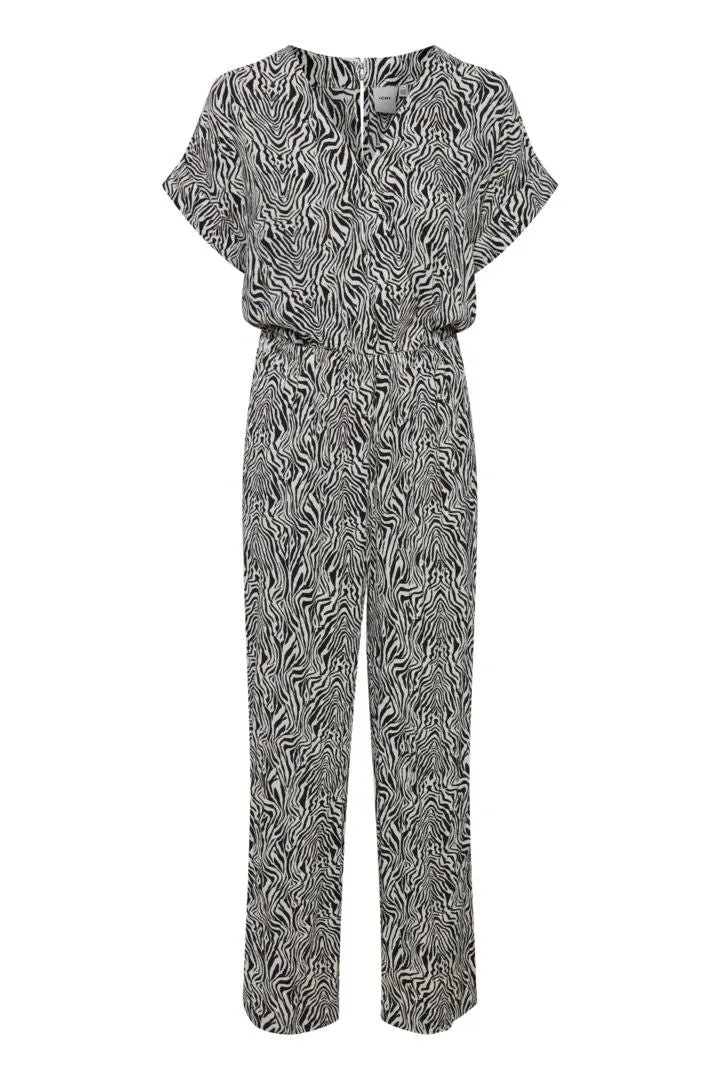 Ichi Ihmarrakech Jumpsuit Animal Print