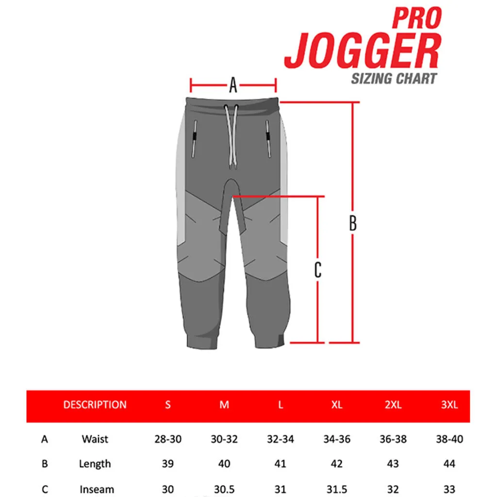 JT Pro Jogger Pants - Black / Grunge Blue