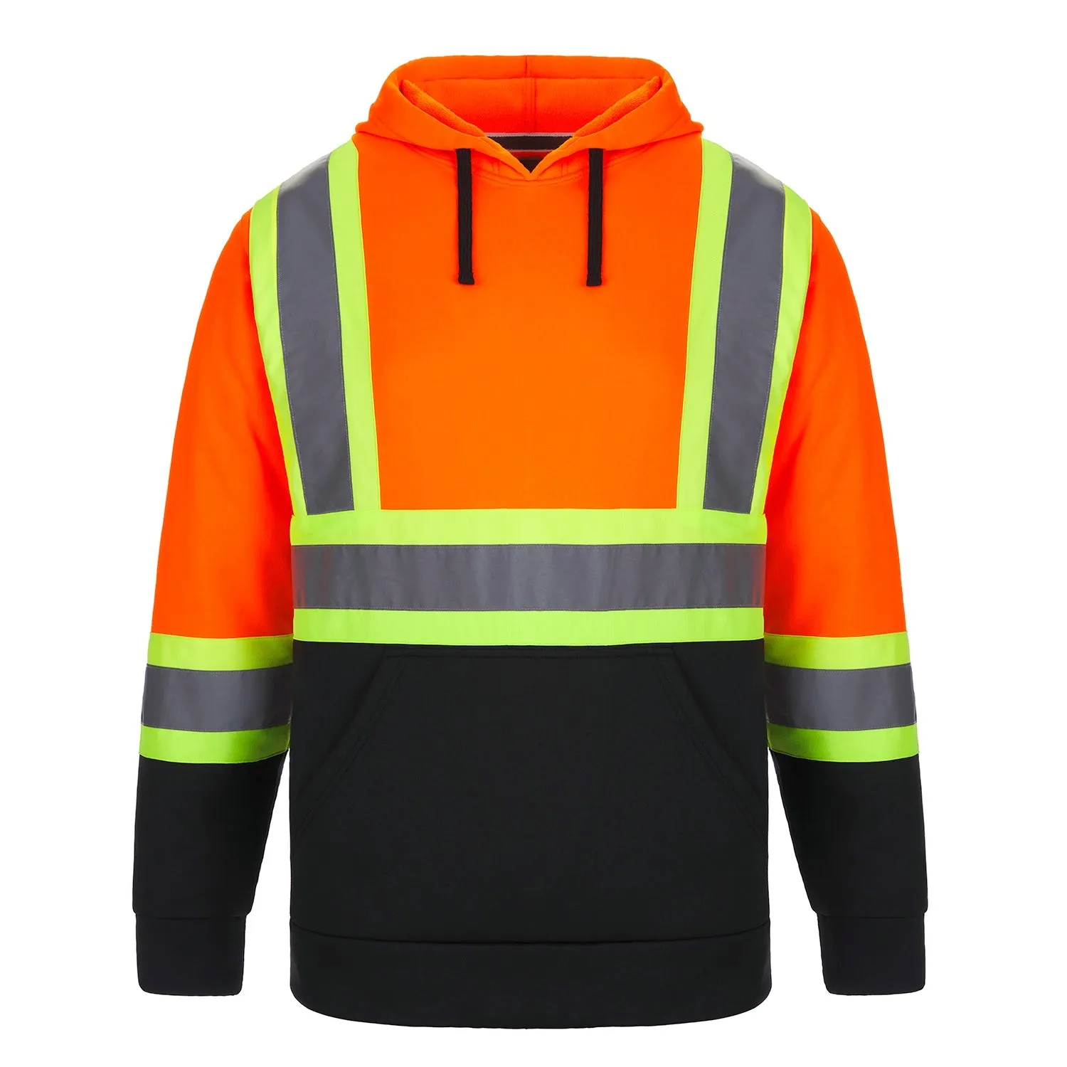 L01375 - Long Haul - Hi-Vis Pullover Hooded Sweatshirt