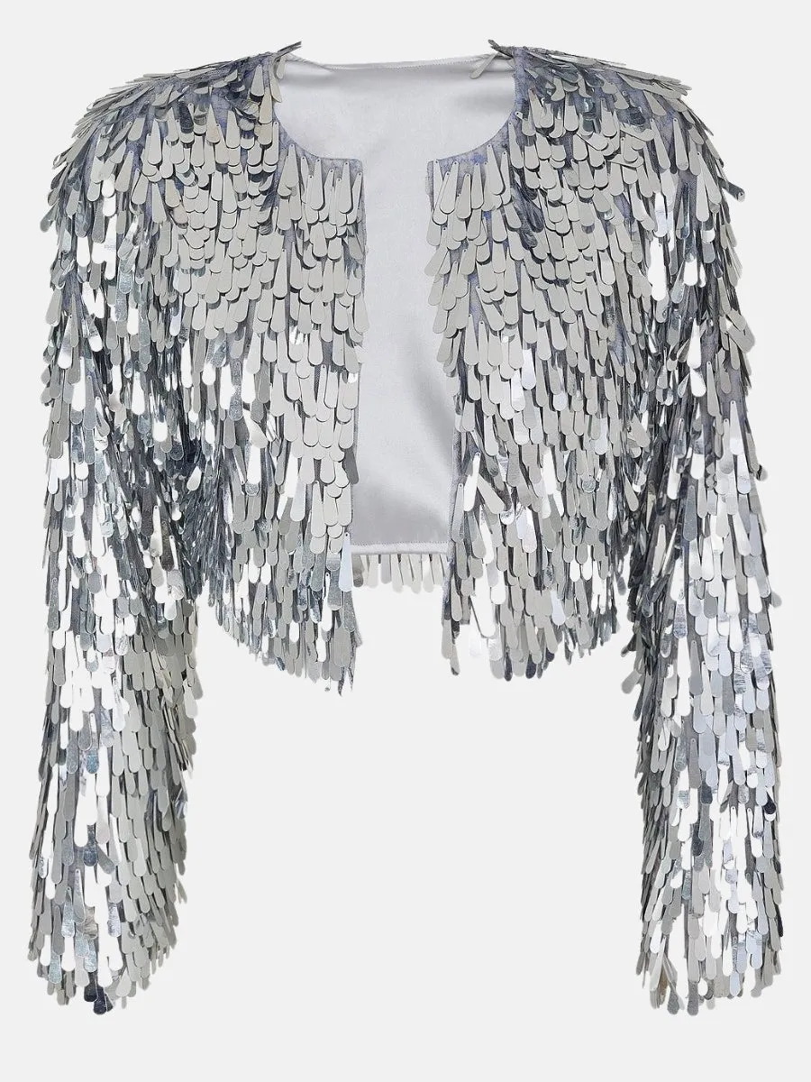 Lizzi Jacket in Silver