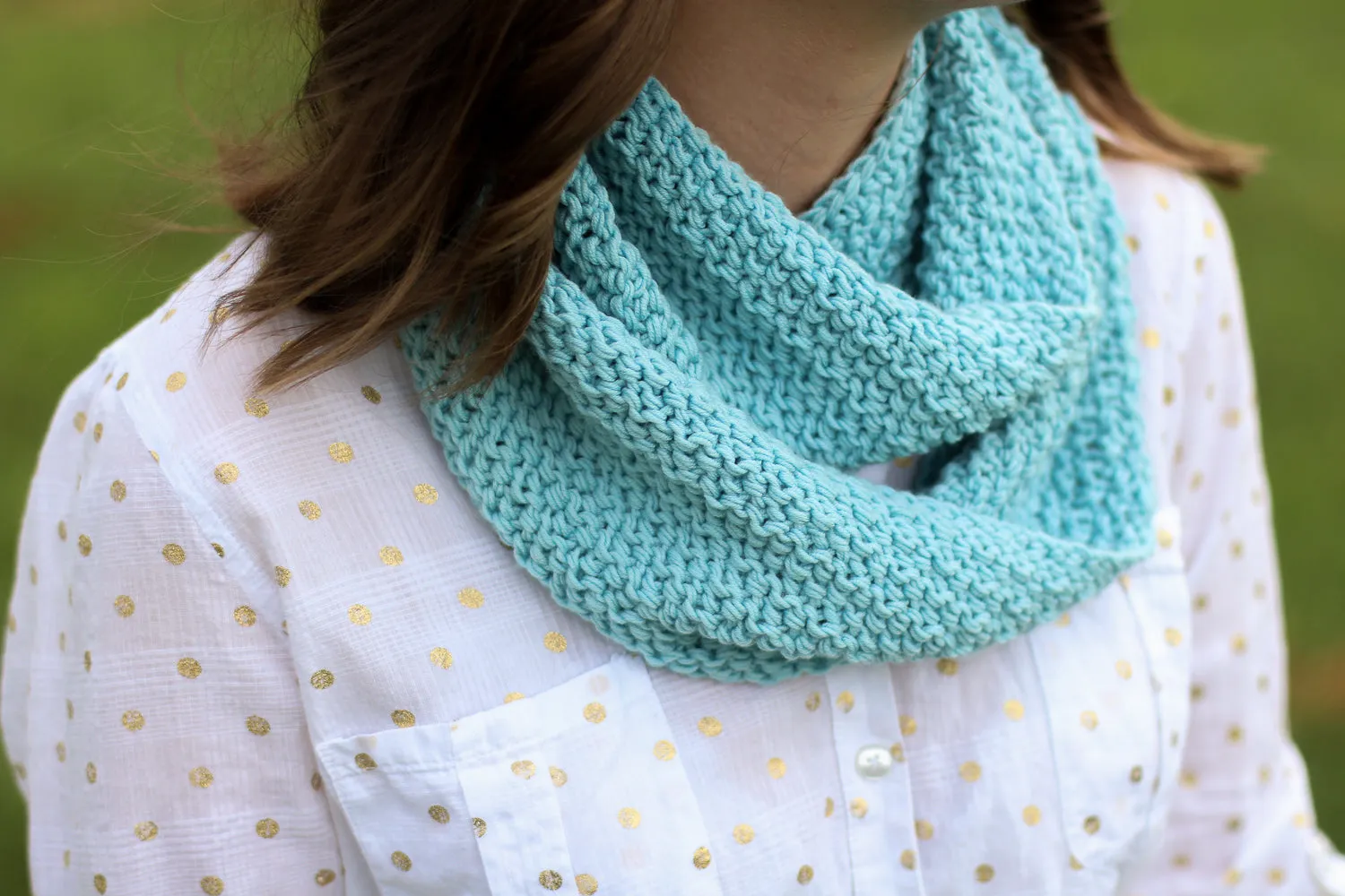 Maple Infinity Scarf | PDF Knitting Pattern