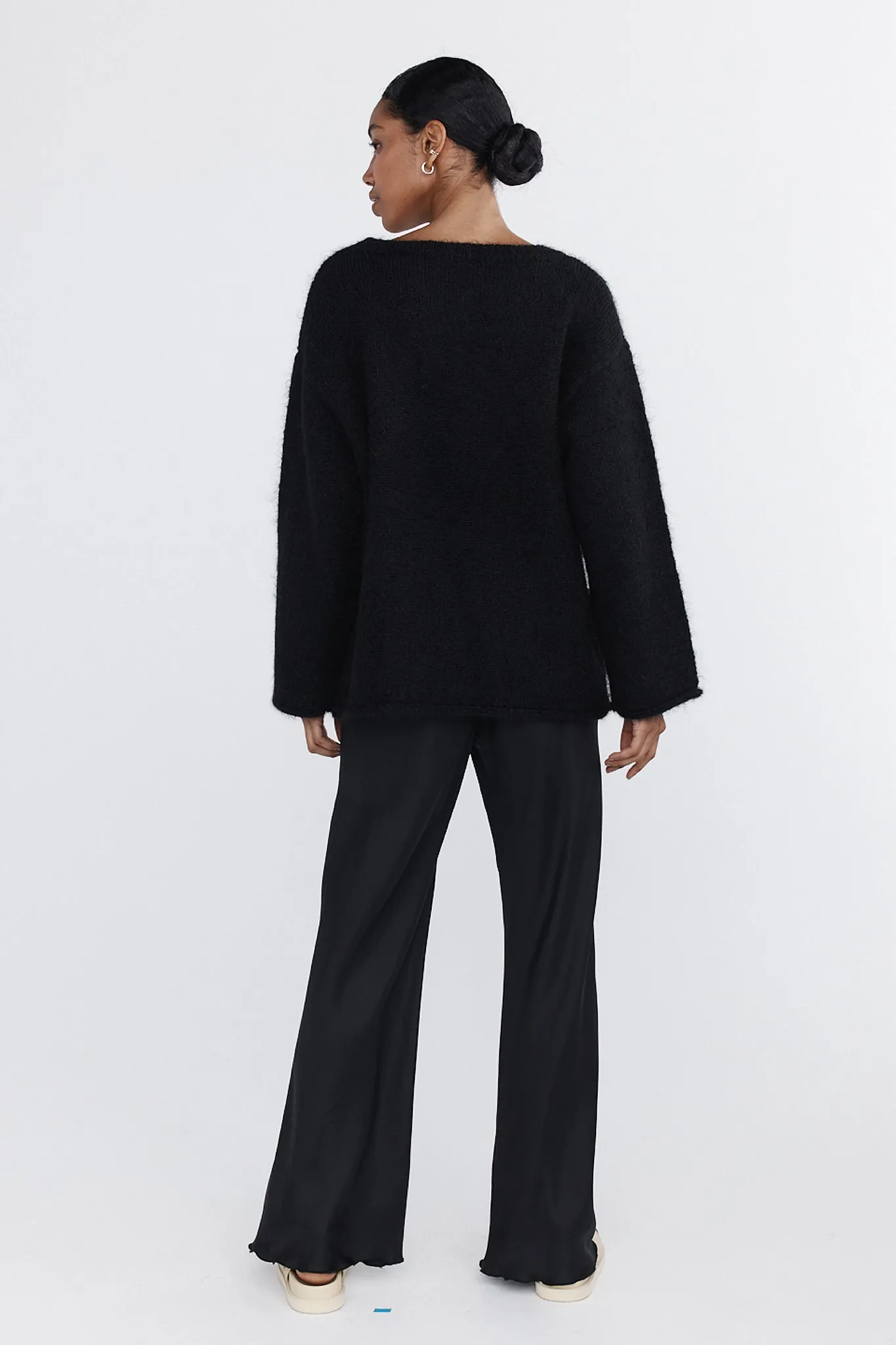 Marle Maye Jumper - Mohair/Merino - Black