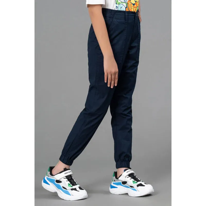 Mode By RedTape Joggers for Girls in Navy Color| Best in Comfort| Cotton| Front Side Pockets| Regular Fit