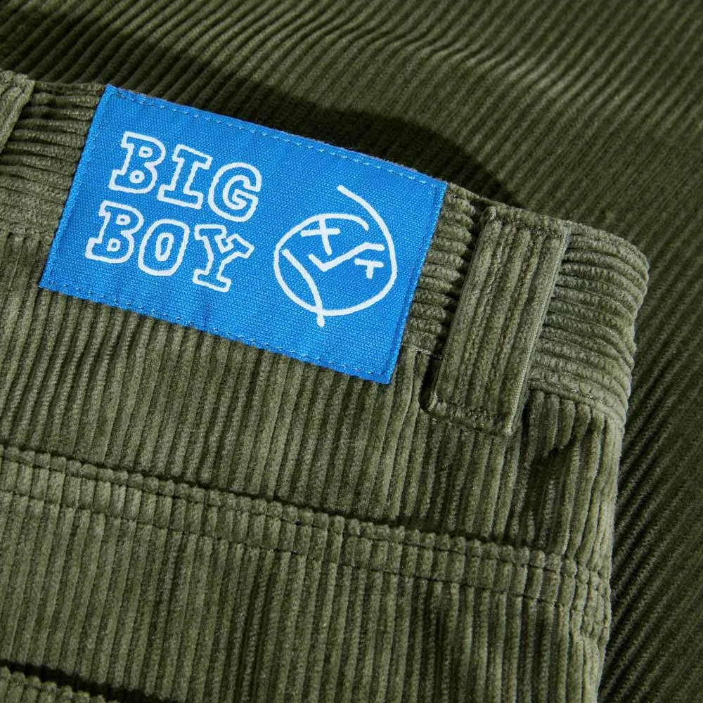 Polar Skateboards Big Boy Cord Pants Uniform Green