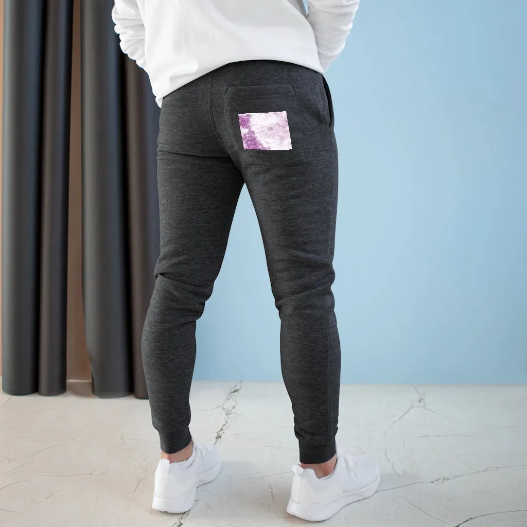 Purple Clouds Premium Fleece Joggers