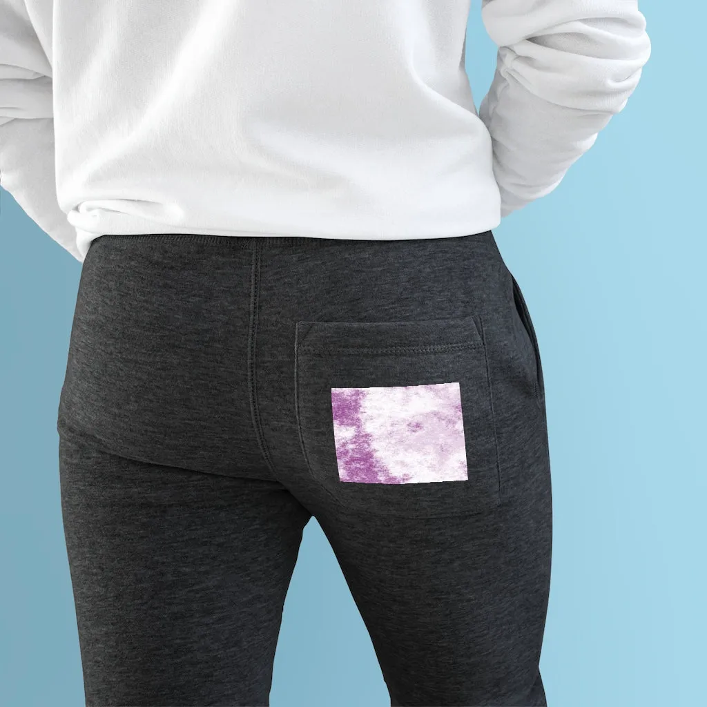 Purple Clouds Premium Fleece Joggers