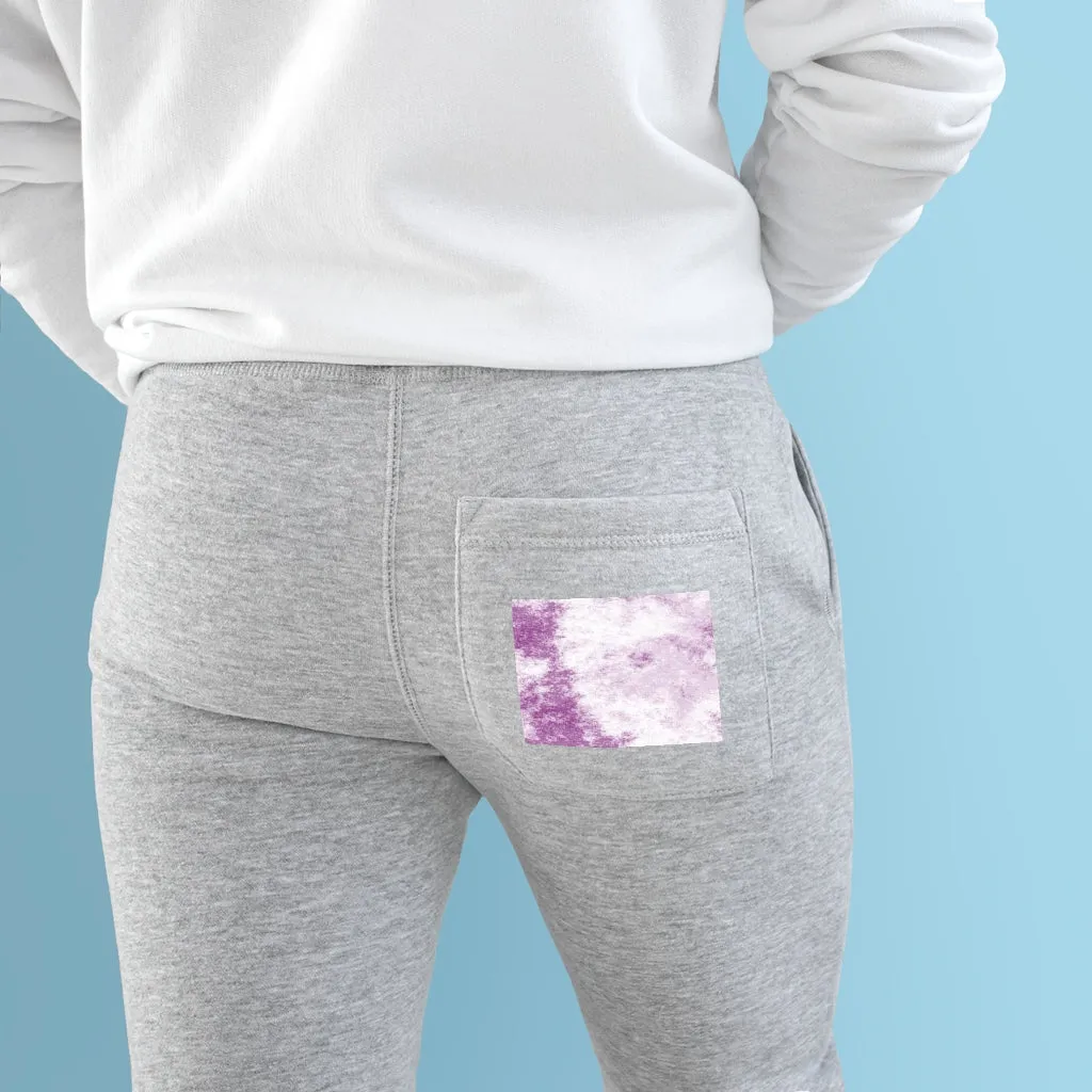 Purple Clouds Premium Fleece Joggers