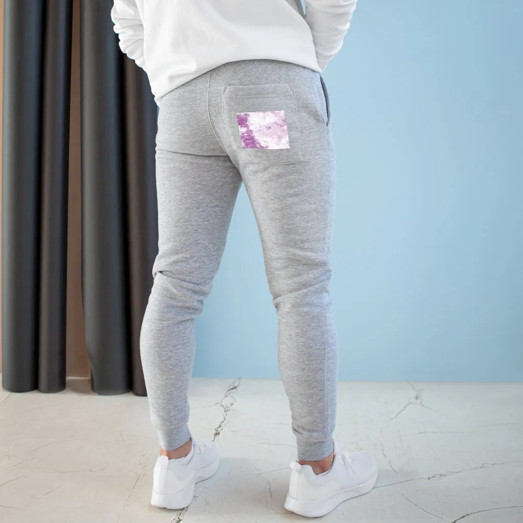 Purple Clouds Premium Fleece Joggers