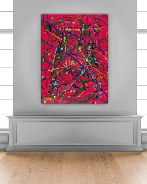 Red Space - Original Painting      NYC