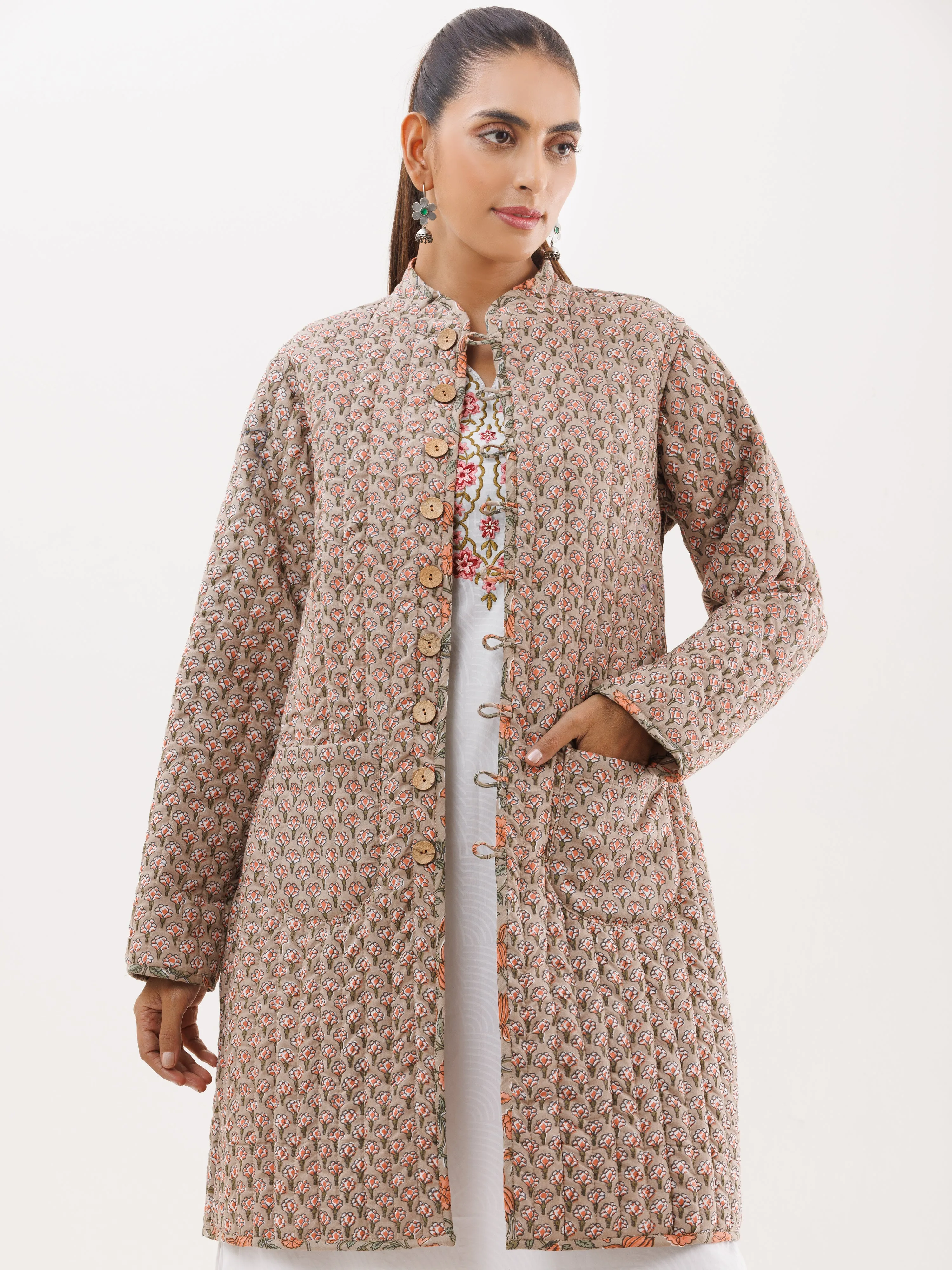 Shishir Aarti Quilted Reversible Jacket