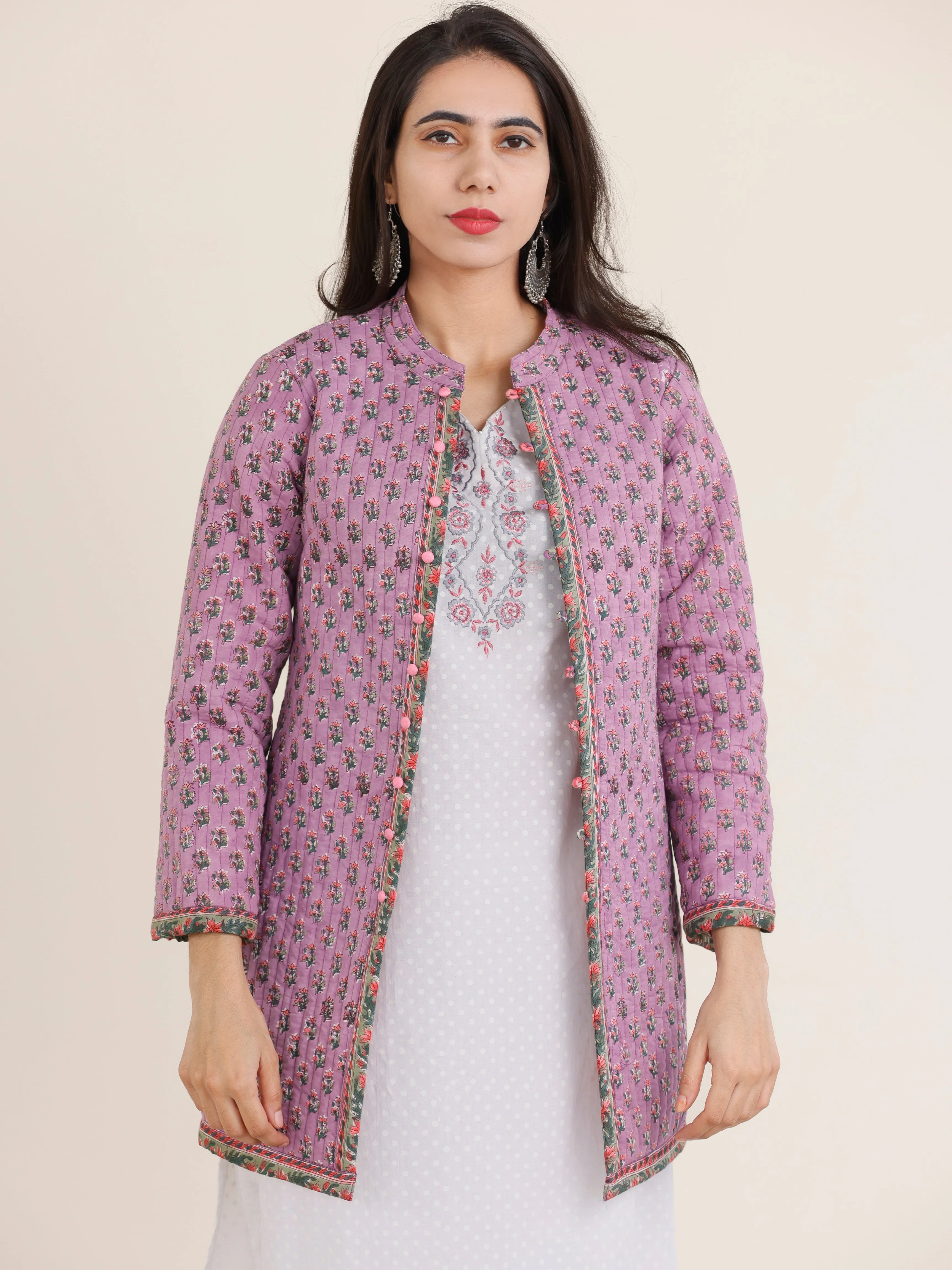 Shishir Ruhi Quilted Reversible Jacket