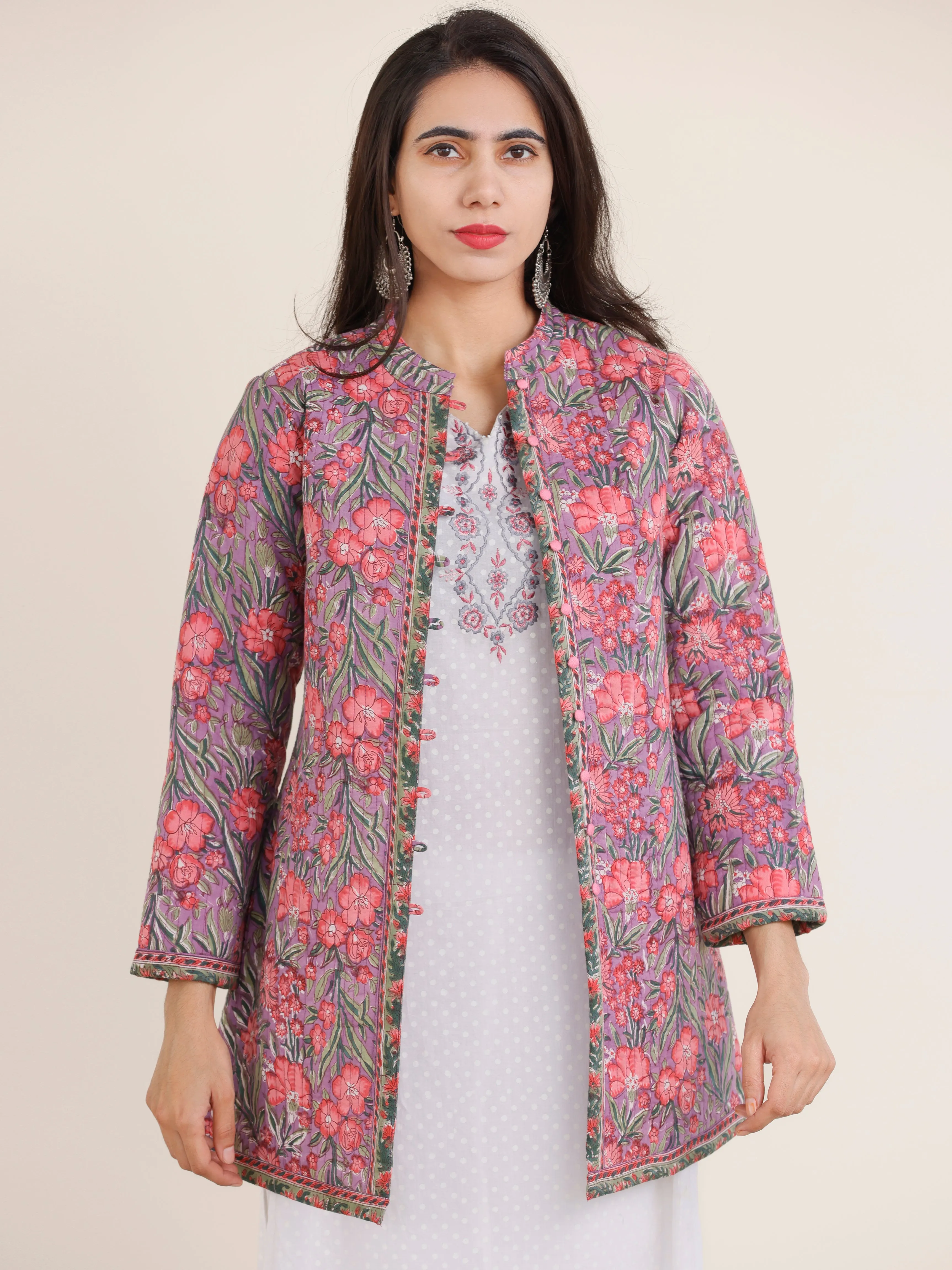 Shishir Ruhi Quilted Reversible Jacket