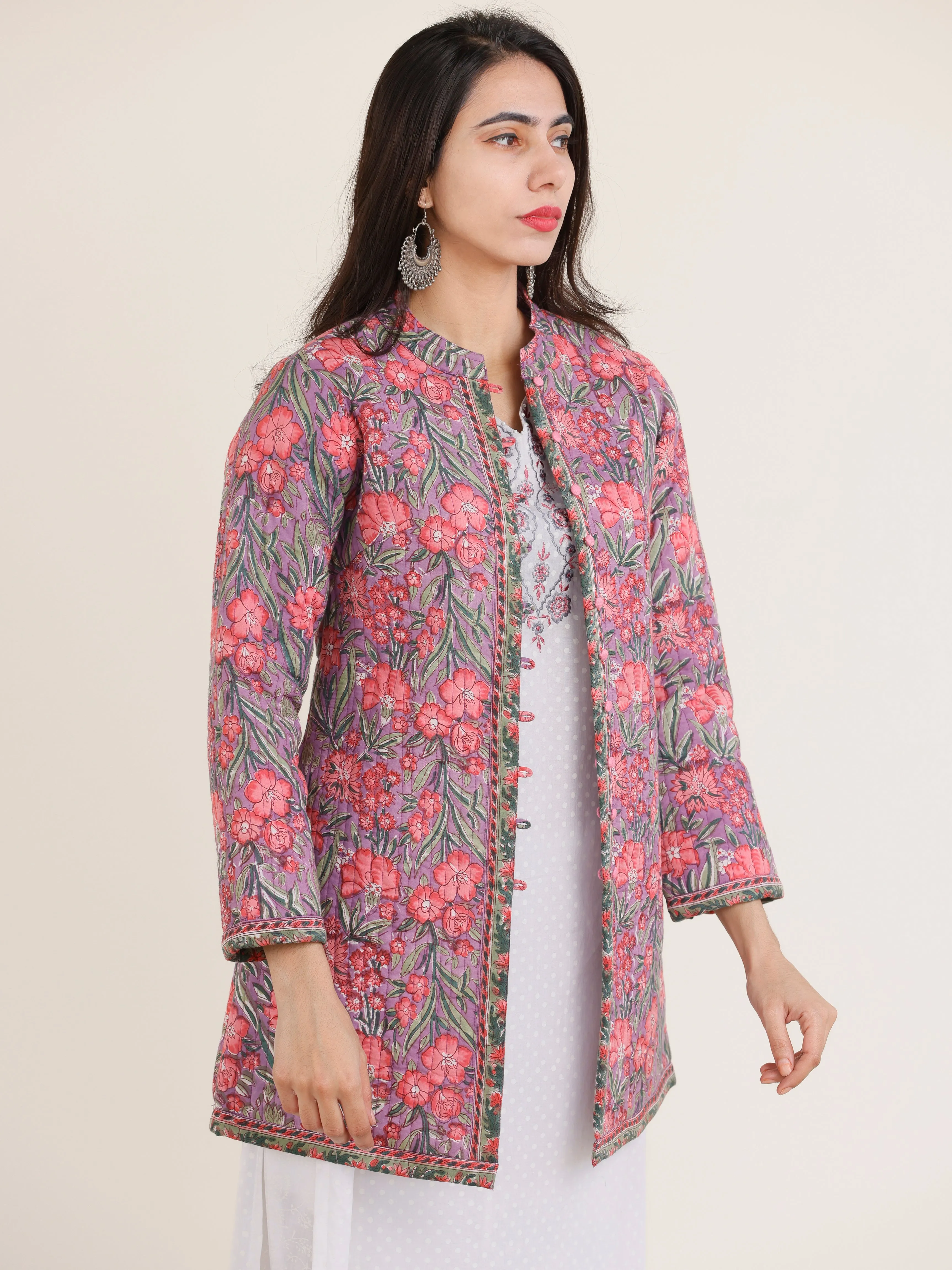 Shishir Ruhi Quilted Reversible Jacket