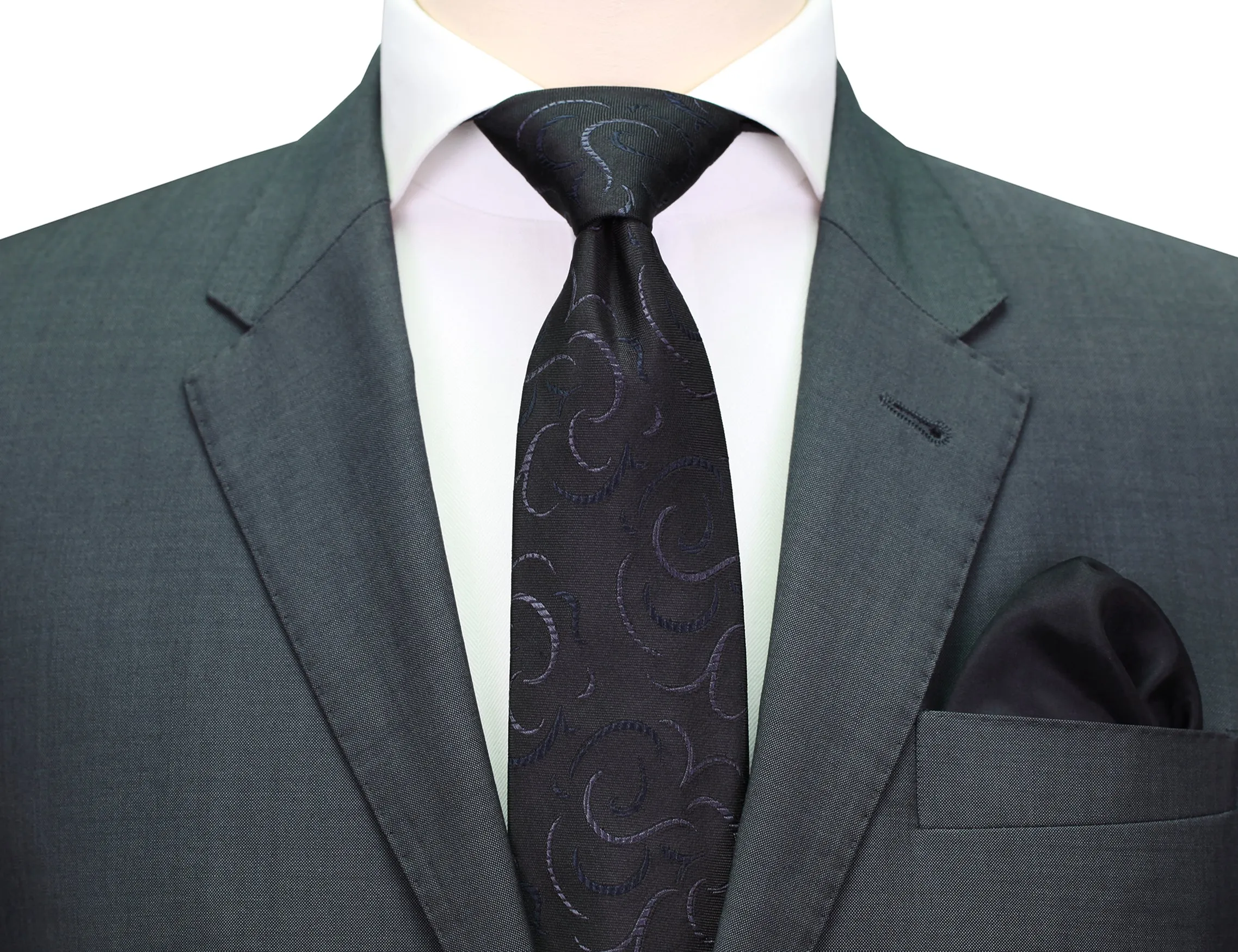 Silhouette Tie in Black