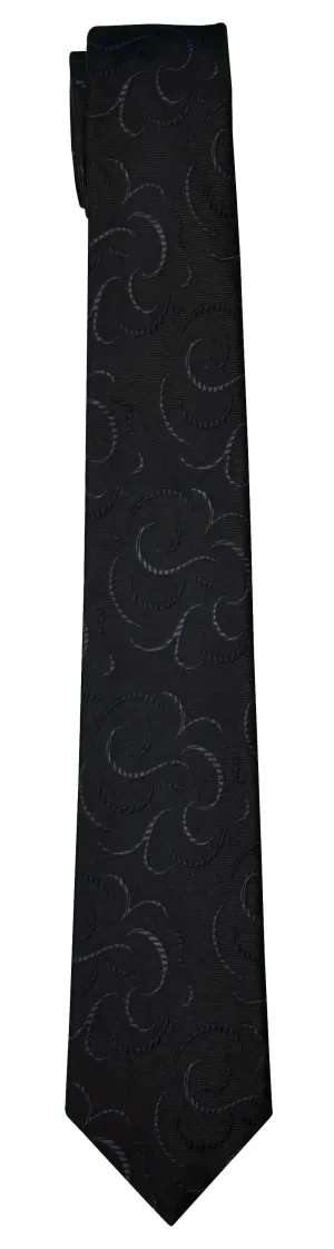 Silhouette Tie in Black