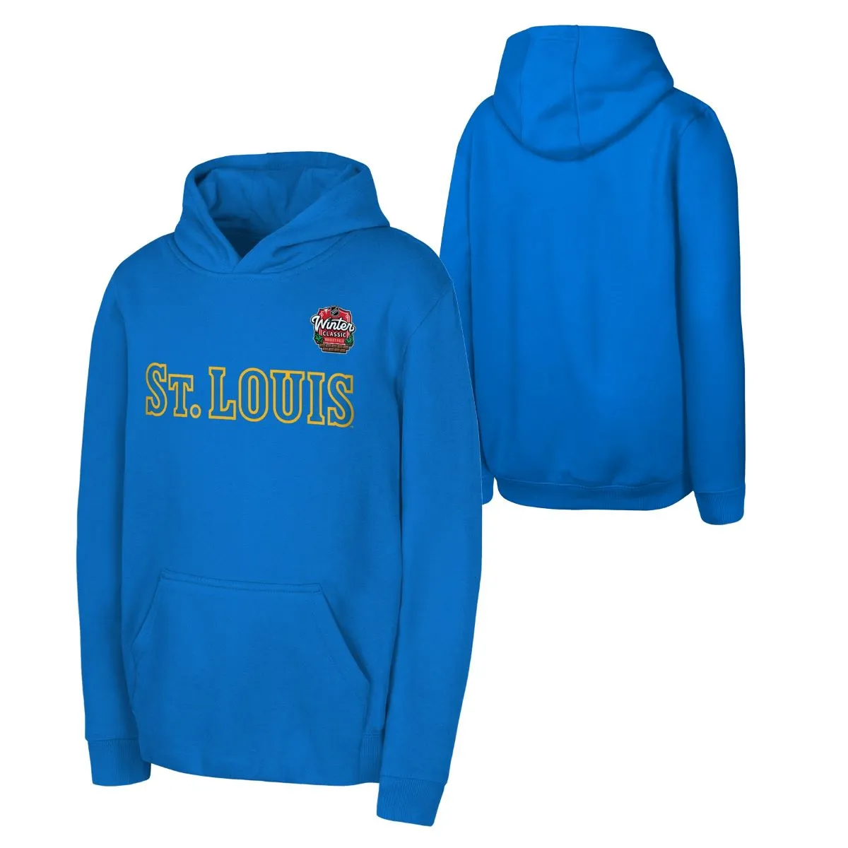 ST. LOUIS BLUES OUTERSTUFF YOUTH WINTER CLASSIC ST LOUIS HOODIE - AIR FORCE BLUE