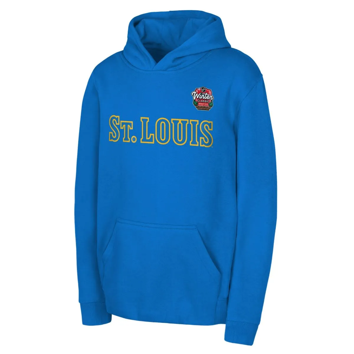 ST. LOUIS BLUES OUTERSTUFF YOUTH WINTER CLASSIC ST LOUIS HOODIE - AIR FORCE BLUE