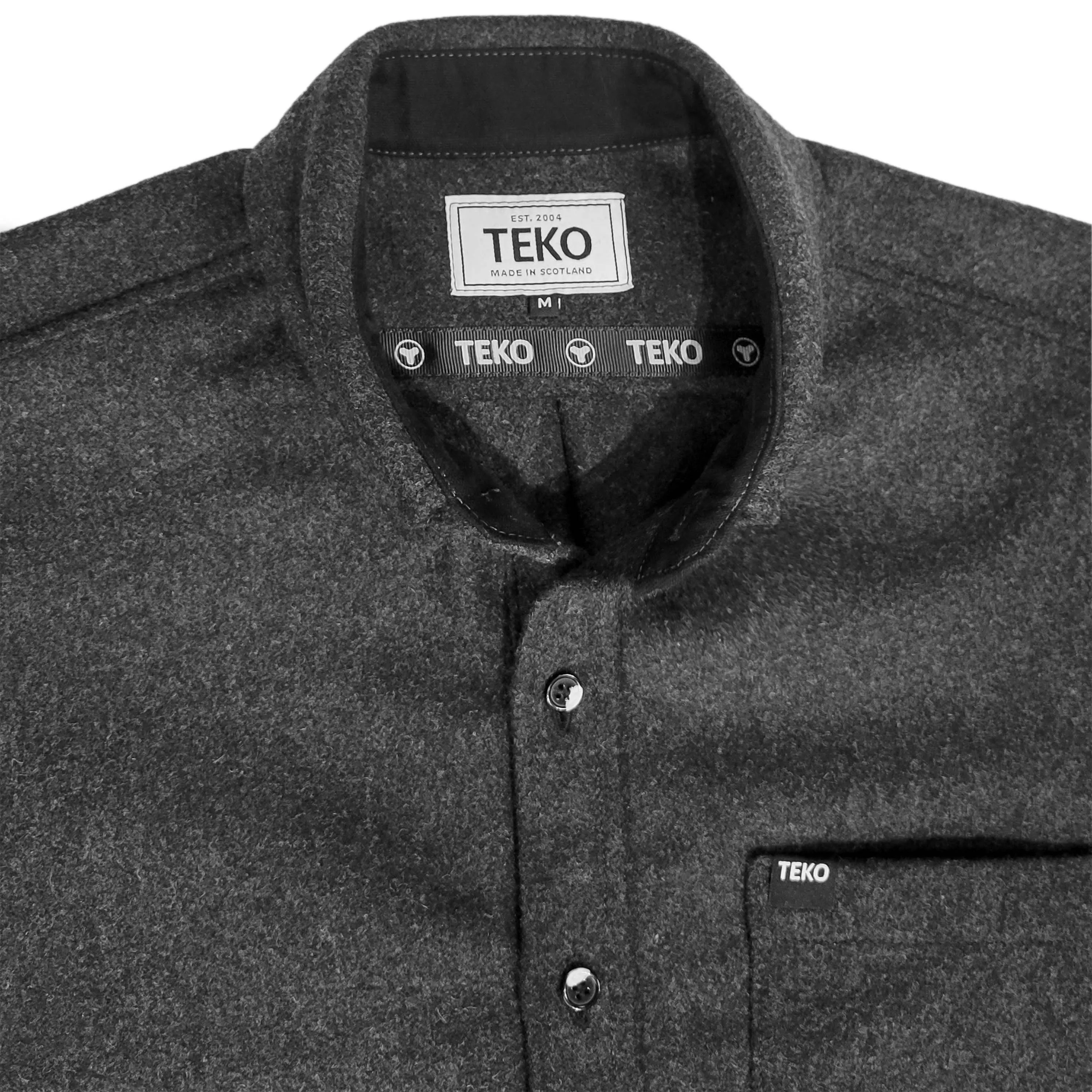 The FRASER eco MELTON Wool 2.0 Men's Shirt - Granite