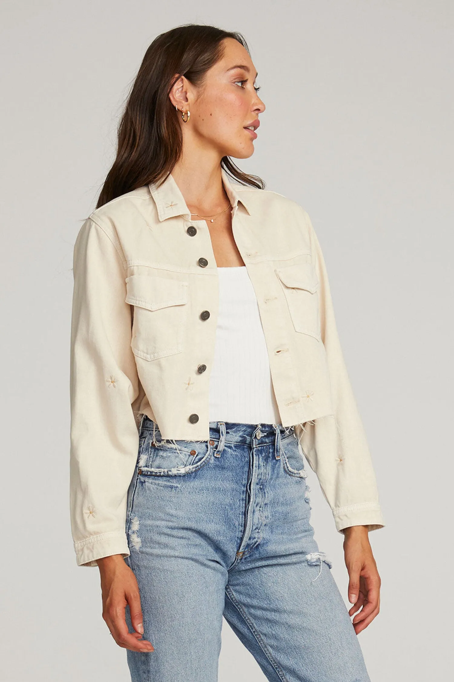 The Korin Denim Jacket by Saltwater Luxe - Salt