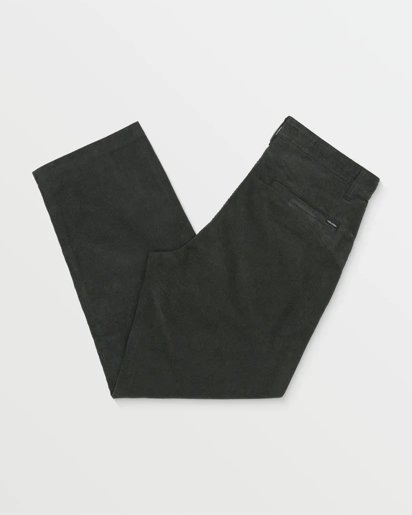 Volcom Frickin Loose Tapered Corduroy Pants - STEALTH