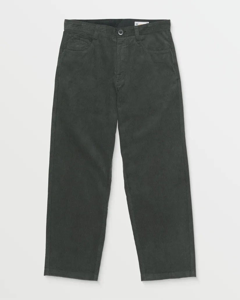 Volcom Frickin Loose Tapered Corduroy Pants - STEALTH