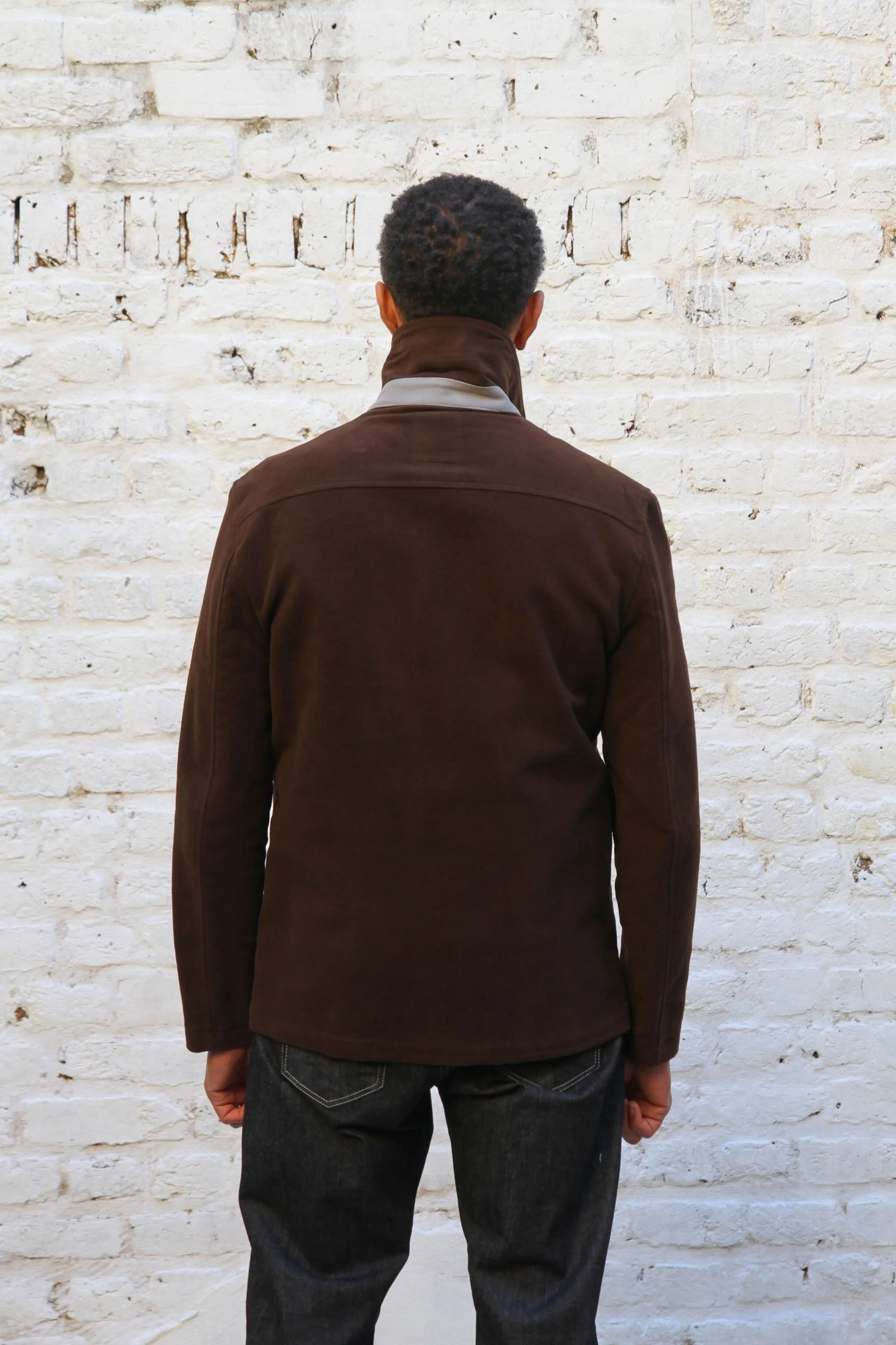 Wilkes Shacket - Chocolate Moleskin