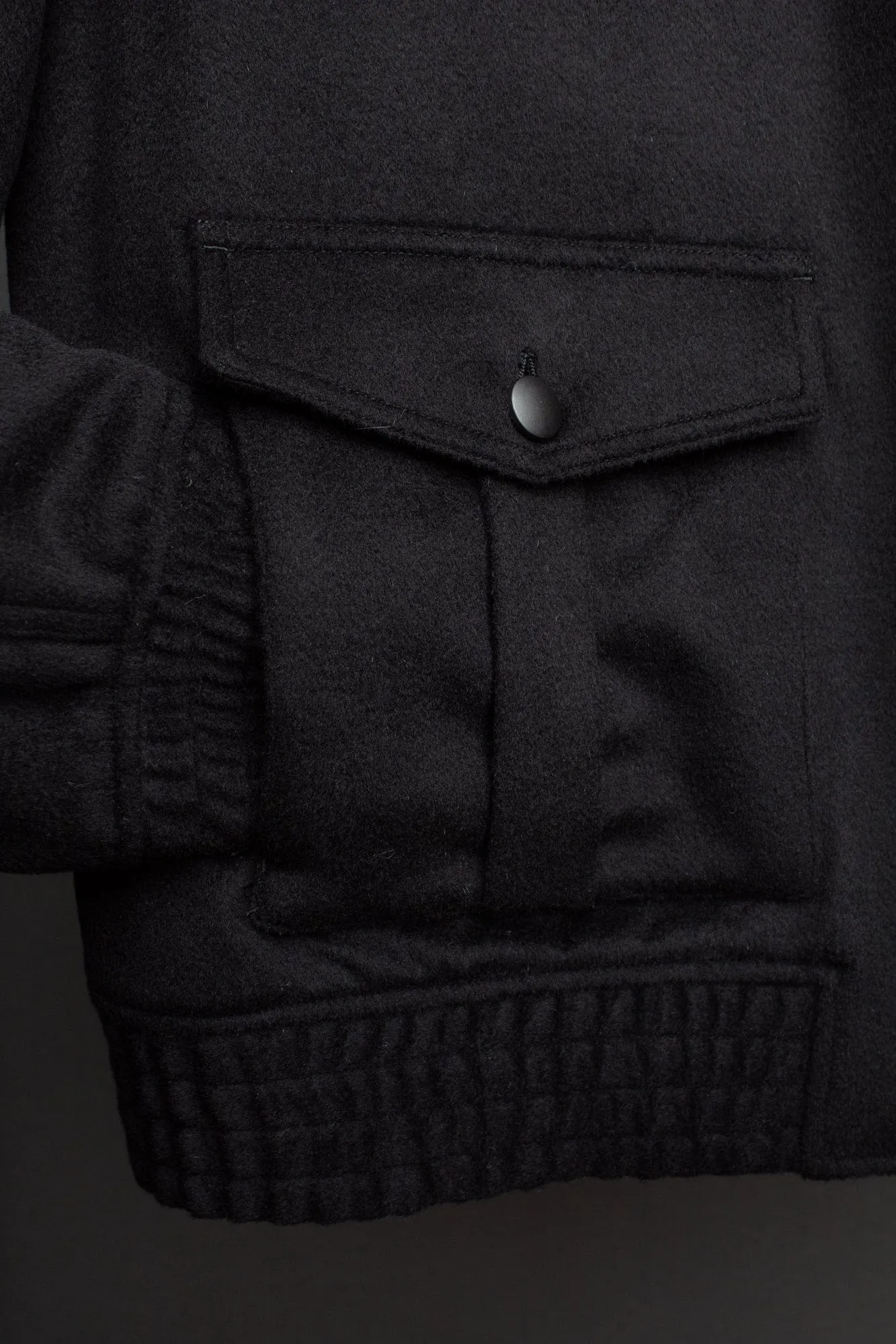 Wool Quilted Bomber